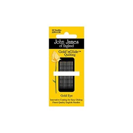 John James Gold'n Glide Quilting Needles- Size 9