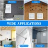 2 Pcs 10" x 10" Gable Vents for Houses Shed