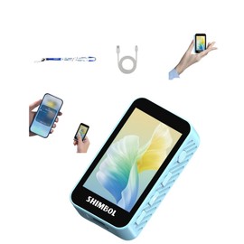 Shimbol CP5 - Mini monitor selfie para teléfono, visualización Vlog de 2.2 pulgadas, visualización LCD trasera de 2.4 G, 5G, transmisión de video, 30 metros, para transmisión en vivo, TikTok, tamaño