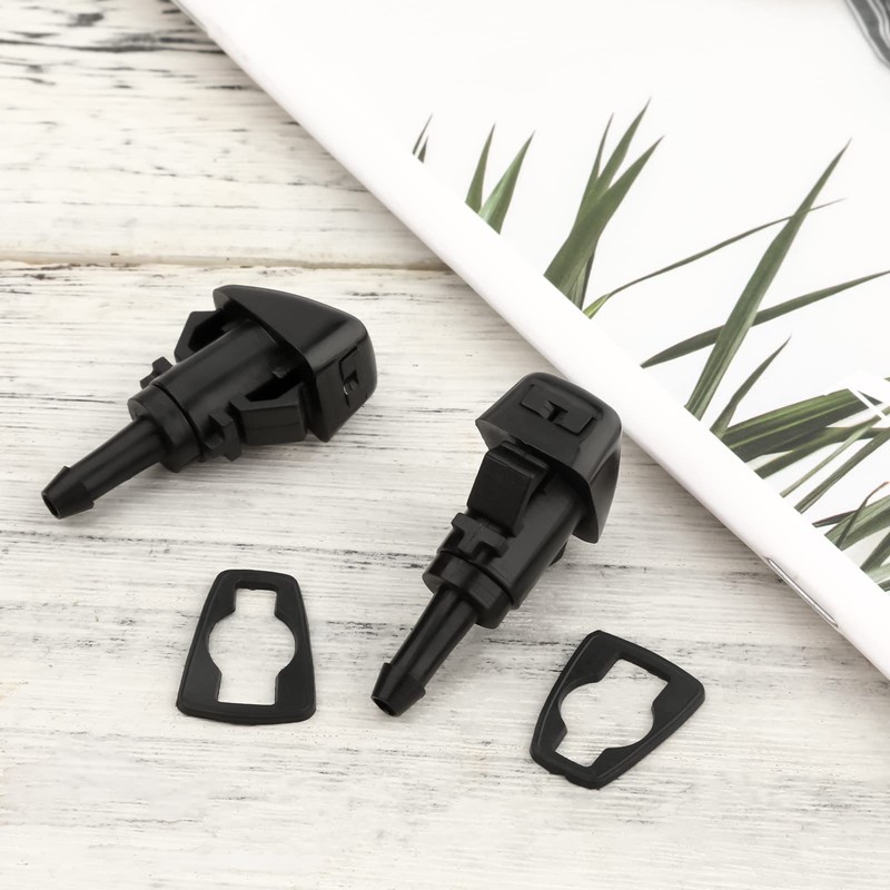 2 Pack Front Windshield Washer Nozzles for Jeep, Chrysler, Dodge,