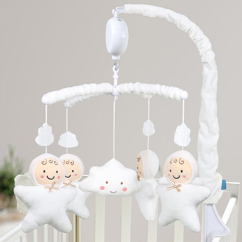 Baby Bed Bell Soft Plush Baby Crib Bell Visual Development