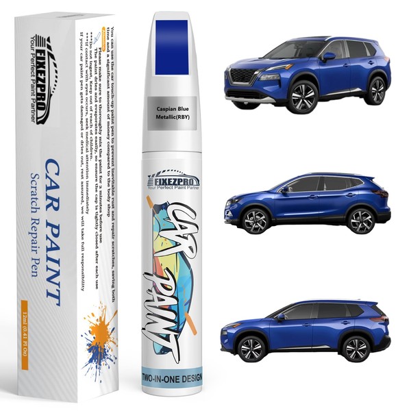 FIXEZPRO RBY Caspian Blue Metallic Touch Up Paint for Nissan,