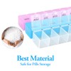 7 Day Pill Box Organiser Once a Day,Weekly Pill Dispenser