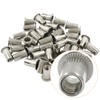 Cionyce 50 Pcs #10-32 UNC Rivet Nuts - Aluminium Alloy