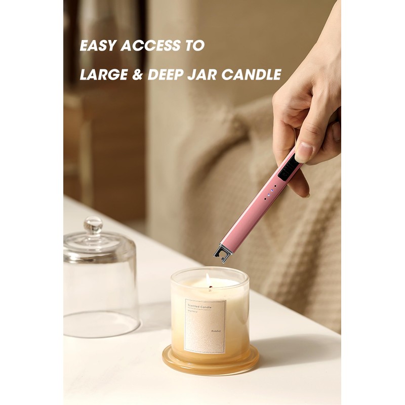 MEIRUBY Lighter Electric Candle Lighter, Birthday for Women Men Mom