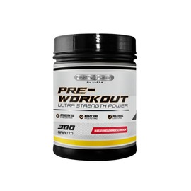 Healthy Fusion Pre-Workout | Maximale Energie, Kraft & Muskeln | Mit Beta-Alanin, Kreatin, Citrullin, Arginin | Steigert Leistung & Ausdauer | 300g Wassermelone