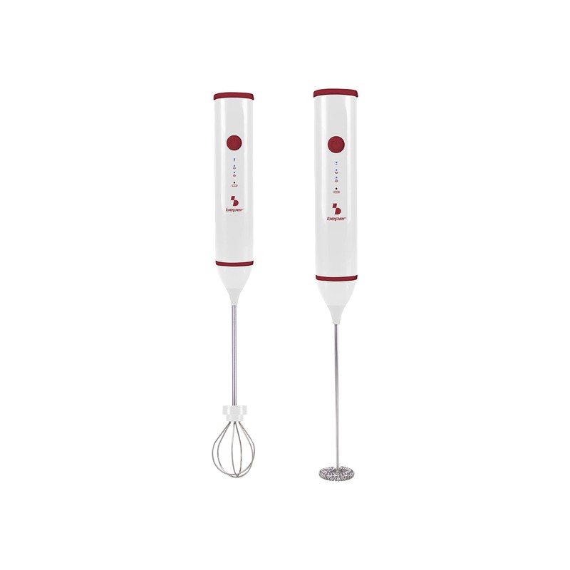 BEPER P102SBA008 Montalatte Elettrico Ricaricabile USB - Monta Latte per