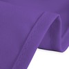 LinenTablecloth 60-Inch Square Satin Overlay Purple