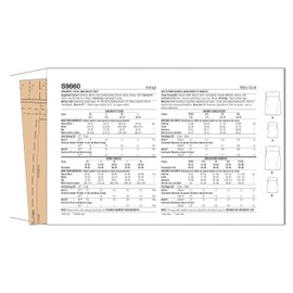 Simplicity Children's, Teens' and Adults' Lined Vests Pattern Packet by American Sewing Guild, Design Code S9860, Sizes XS - L/XS - XL, Multicolor