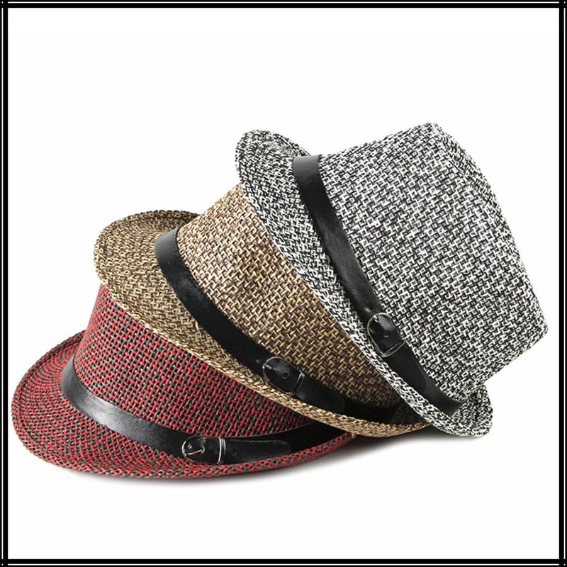 White Fang CZA296 Jazz Hat, Mesh Hat, Breathable, Simple, Stylish,