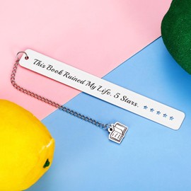 Stocking Stuffers for Book Lovers - BRR Basket Stuffers Novelty Funny Bookmarks, Bookish Gifts for Reading Women Men, Book Lovers Gifts, Reading Accessories for Readers Best Friend Coworkers Dad Son