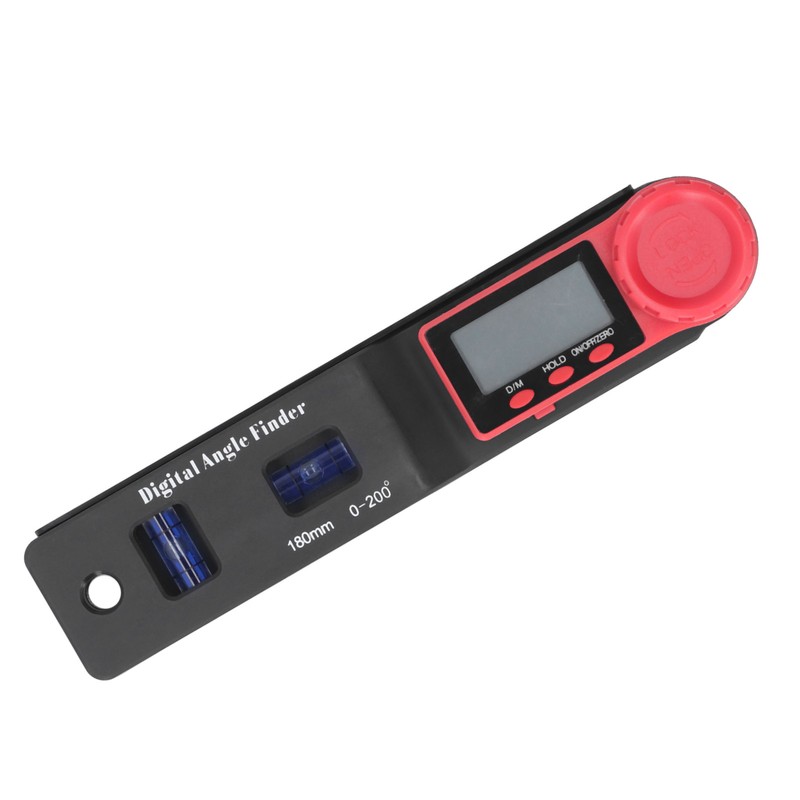 2 in 1 Mini Digital Angle Finder Ruler Protractor Blue