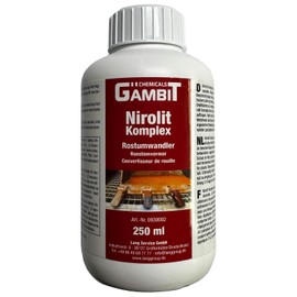 QUEBAg Nirolit Complex Rust Converter 250 ml with Brush Primer Highly Effective Rust Converter
