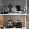 SUNZOS Pots and Pans Organizer for Under Cabinet, Pull Out