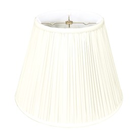 Royal Designs Deep Empire Gather Pleat Basic Lamp Shade, Antique Gold, 9 x 18 x 14