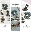 KESYOO 10pcs Plague Doctor Enamel Pin Set Beak Bird Face