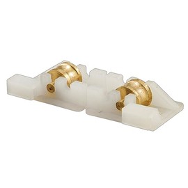 Prime-Line G 3131 Sliding Window Tandem Roller Assembly, 3/8 In. Brass Rollers (2 Pack)