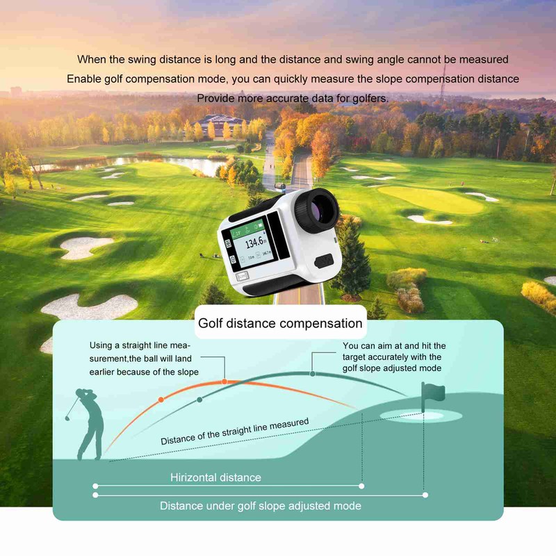 600M / 800M / 1200M / 1500M Golf Rangefinder Distance