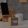 FlashingBlinkyLights Blue LED Light Up USB Alarm Clock