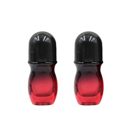 LJJCSFF 2PCS 30ml Empty Deodorant Roller Roll on Containers Roller Bottle Large Rollerball Oil Dispenser Glass Roller Balls Massage Roller Bottles