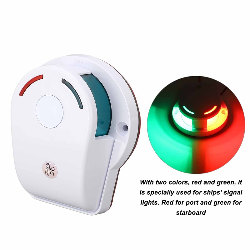 Boat Side Bow Light 12V Sturdy Stylish Dual Color High
