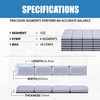 EZISOE 1OZ Adhesive Wheel Weights, Grey 1 oz Stick on