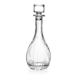 Glass Wine Decanter with Stopper - Carafe - for Red - White - Wine - Crystal Glass 30 Oz. - Made in Europe - by Barski