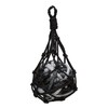 L. Erickson Narrow Grab & Go Pony Ball, Black Metallic,