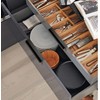 Qrity Pack of 10 164 mm Modern Kitchen Handles Curved