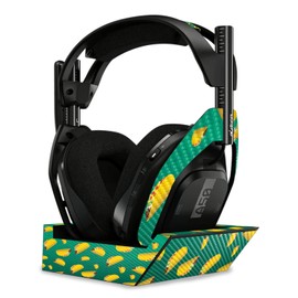 MightySkins Carbon Fiber Skin Compatible with Astro A50 Wireless Headphones + Base Station (Gen 4) - Tacos | Protective, Durable Textured Carbon Fiber Finish | Easy to Apply | Made in The USA