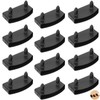 JFGDVW 12 Pcs Black Bed Slats Holders, Reusable Plastic Bed