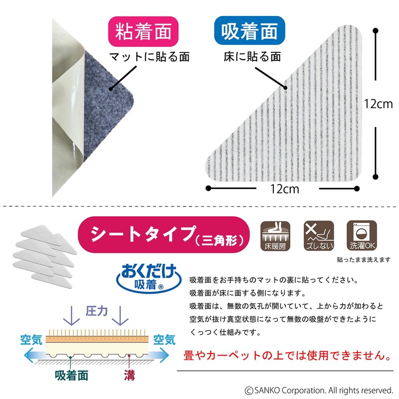 Sanko KY-92 Non-slip Sheet, Easy to Apply, Smooth Sheet, Kitchen