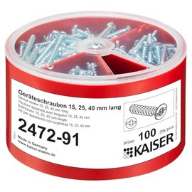 Kaiser Tool Screw Box 2472-91 Pack of 100