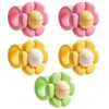 5 Pieces Flower Door Handle Covers | Silicone Anti-Collision and