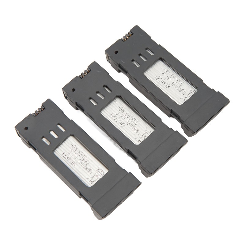 3pcs RC Plane Lithium Battery With 3 In 1 Charging