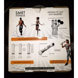 MOTAG- Bluetooth Smart Fitness, Jump Rope and HandWeights Set with Smart App