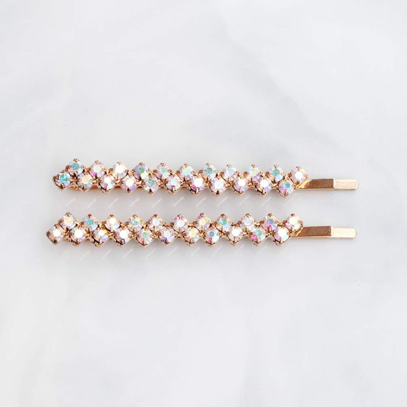 KESYOO Hair Pin, Bangs, Stylish, 4 Pieces, Gold Pin, American