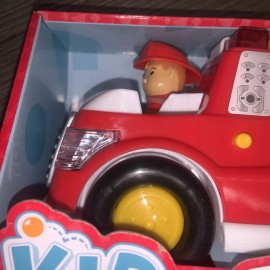 Kid Connection My First Vehicle Fire Truck with Lights And Sound, With Batteries