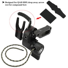 Arrow Rest Felt Tape,Arrow Rest Sticker, Anti Slip Sticker Set Compound Bow Hunting Accessory for QAD HDX Drop Away Arrow Rest