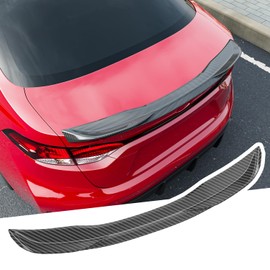 Xipoo Spoiler Compatible with 2020-2025 Toyota Corolla Trunk Lip Rear Spoiler Glossy Carbon Fiber Trunk Wing Replacement for 2020 2021 2022 2023 2024 2025 Toyota Corolla Accessories