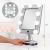Zadro Melrose LED Makeup Mirrors with 5X/1X Magnifications & Bluetooth