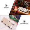 JOINPAYA 6 Pieces Christmas Unfinished Wooden Sleigh Ornaments: Christmas Mini