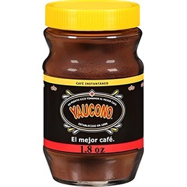 YAUCONO CAFE PUERTO RICAN INSTANT COFFEE MEDIUM GROUND YAUCONO 1.8 OZ