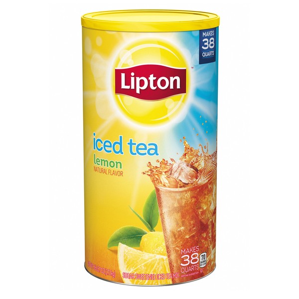 Lipton Iced Tea Mix, Lemon 38 qt (Pack of 6)