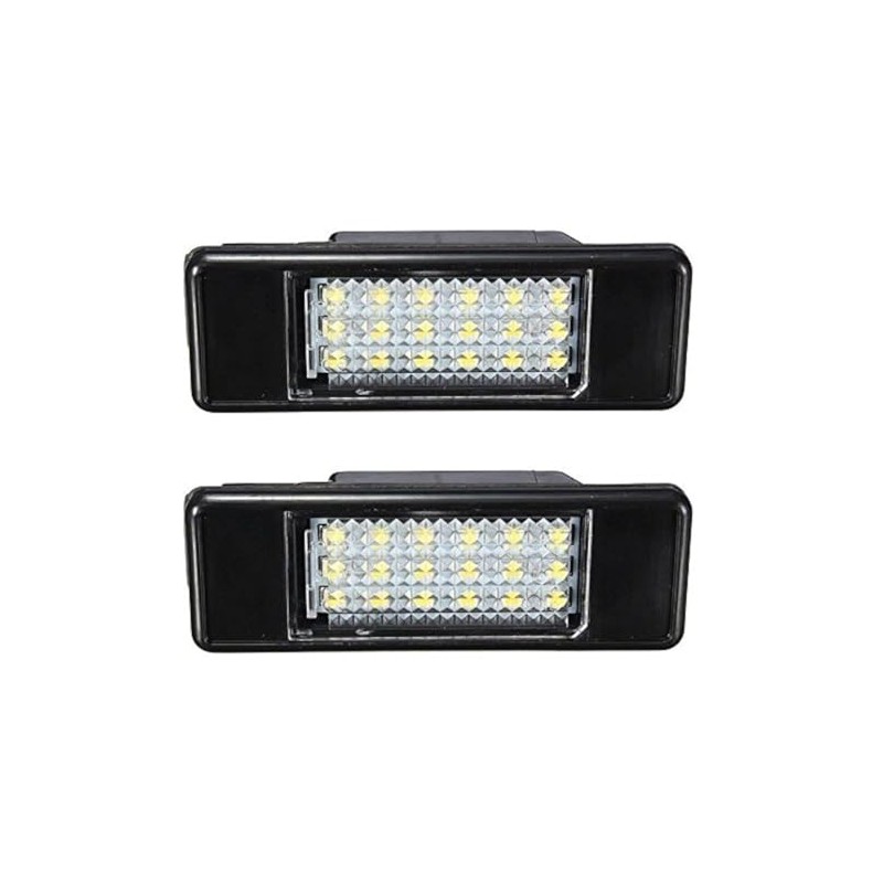 KaTur 2x White 18SMD LED License Plate Light For P