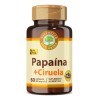 Papaína + Ciruela - 60 Cápsulas De 500mg- Naturelab Sabor