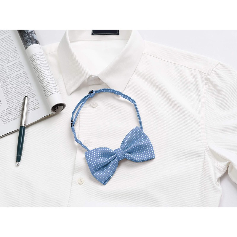 Allegra K One-Touch Bowtie, Polka Dot Pattern, Adult, Formal Bowtie,