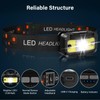 MIOISY Headlamp Rechargeable, Ultra Bright LED Head Lamp Flashlight with
