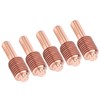 5Pcs Plasma Cutter Nozzle Cutting Consumable Tip Electrode Replacement Parts