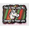 Fruit Stripe Gum Zebra Sticker ~ Water Bottle ~ Laptop ~ Tumbler ~ Funny Decal